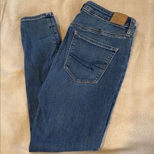 American Eagle Outfitters Blue Skinny Jeans